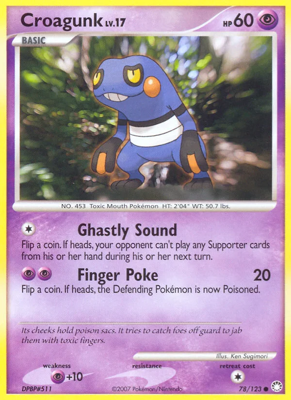 Croagunk Pokemon card