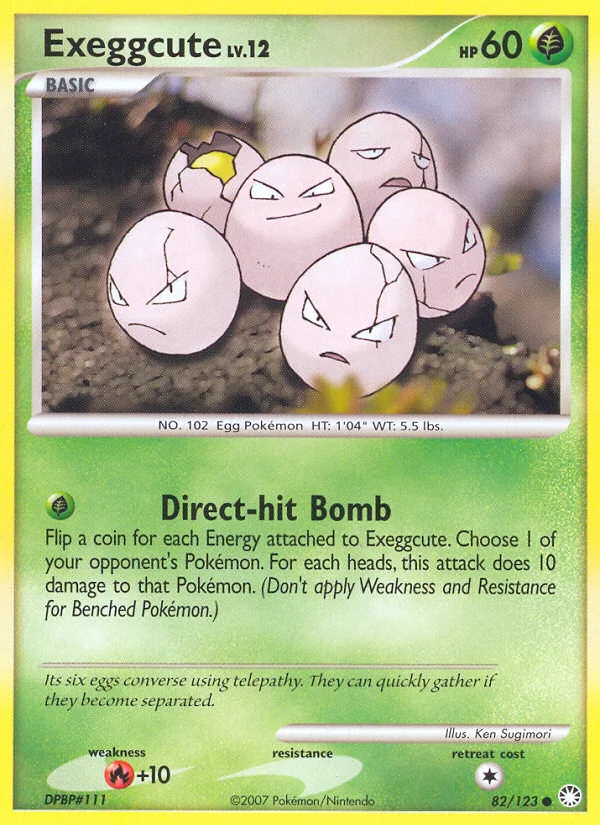Exeggcute Pokemon card