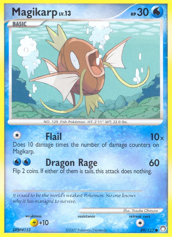 Magikarp Pokemon card
