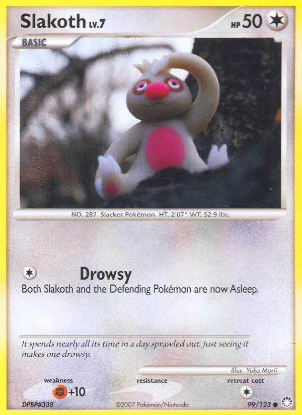 Slakoth Pokemon card