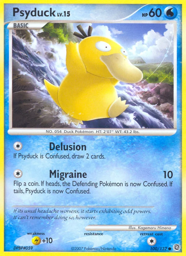 Psyduck Pokemon card