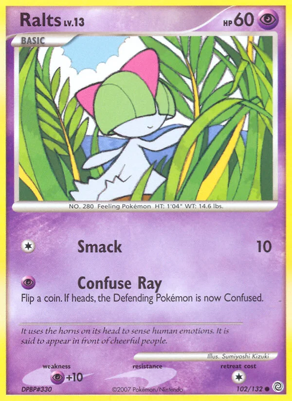 Ralts Pokemon card