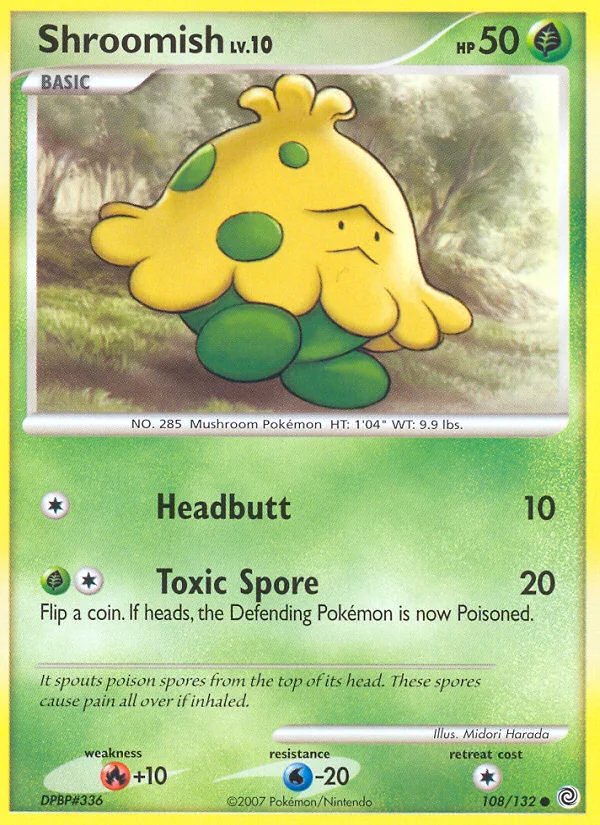 Shroomish Pokemon card
