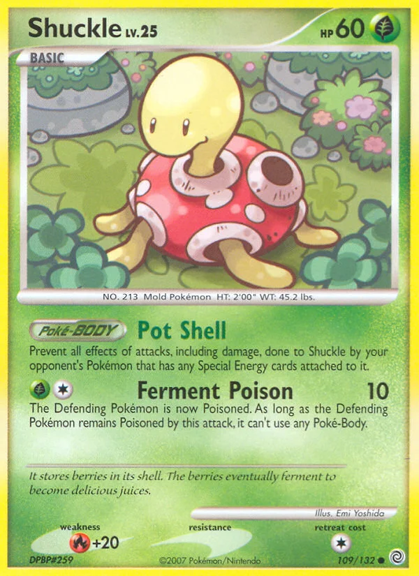 Shuckle Pokemon card