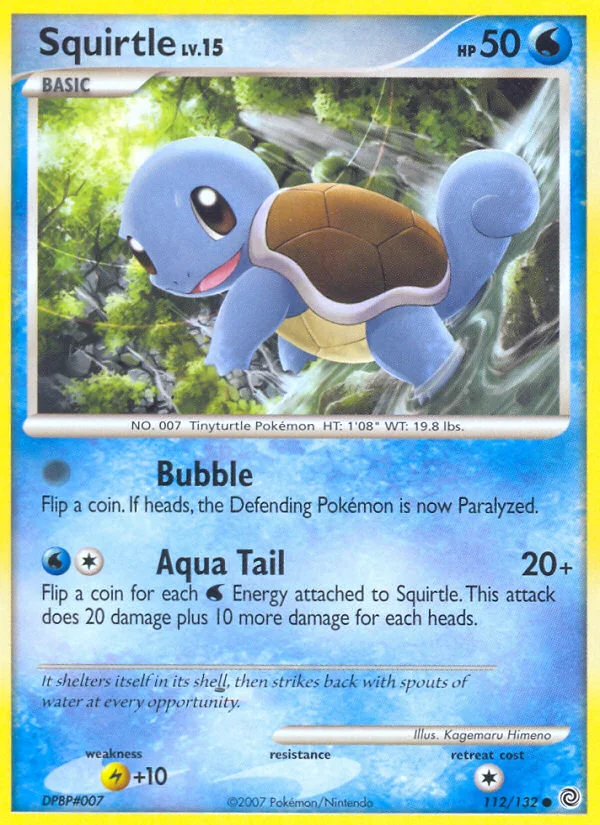 Squirtle Pokemon card