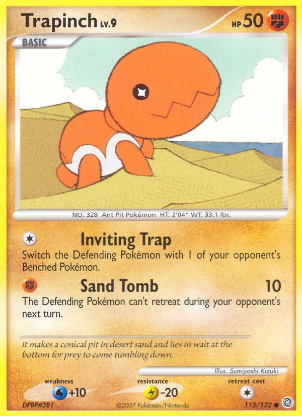 Trapinch Pokemon card