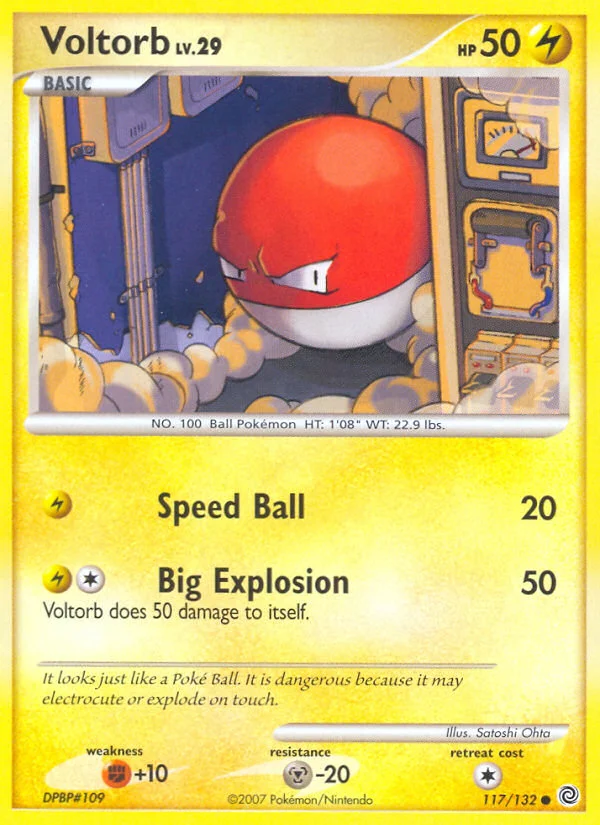 Voltorb Pokemon card