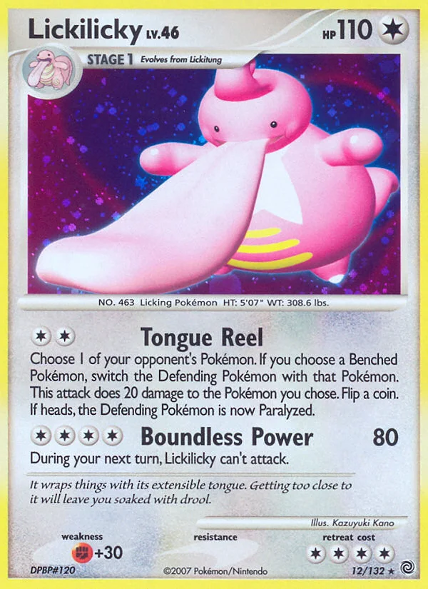 Lickilicky Pokemon card