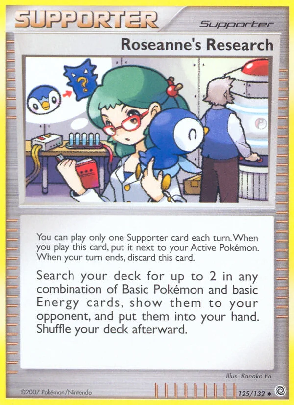 Roseanne's Research Pokemon card