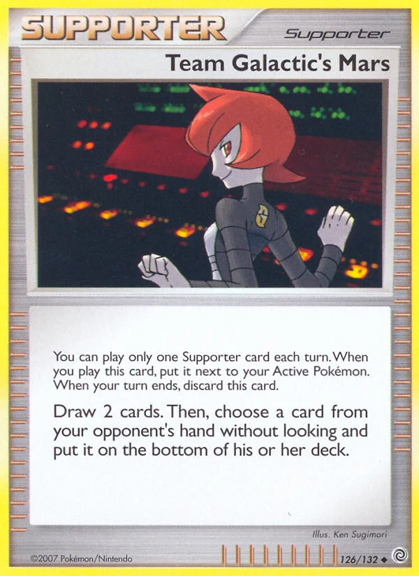 Team Galactic's Mars Pokemon card