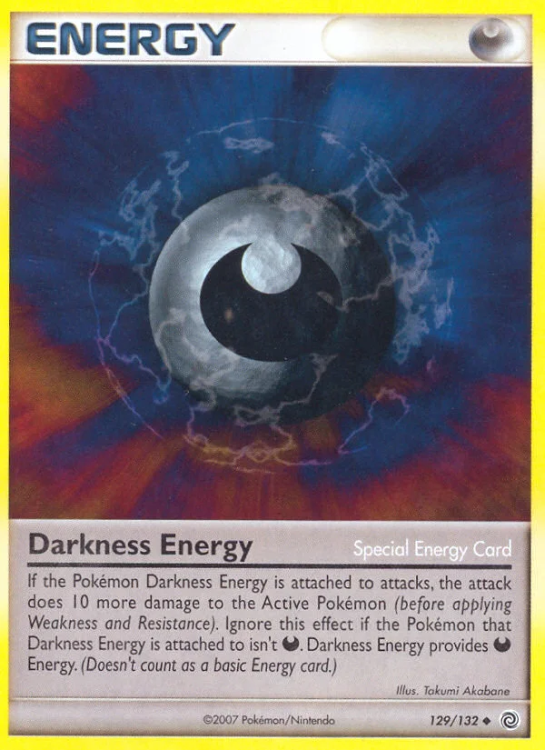 Darkness Energy Pokemon card
