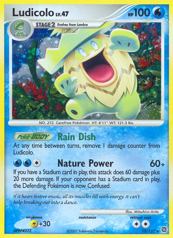Ludicolo Pokemon card
