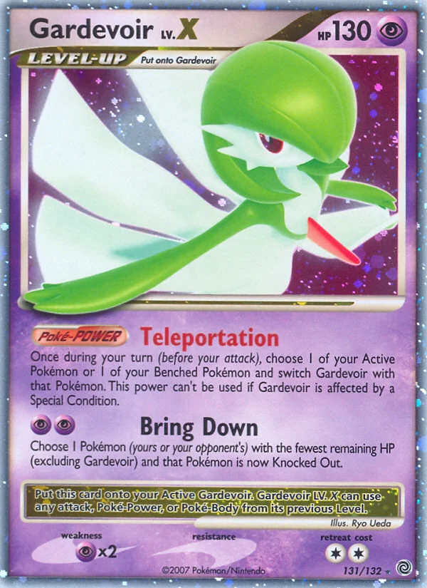Gardevoir LV.X Pokemon card
