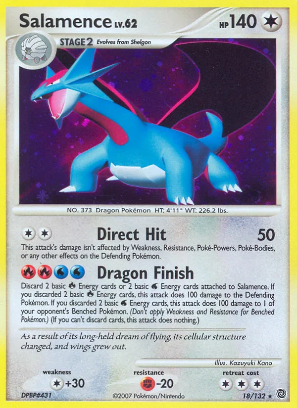 Salamence Pokemon card