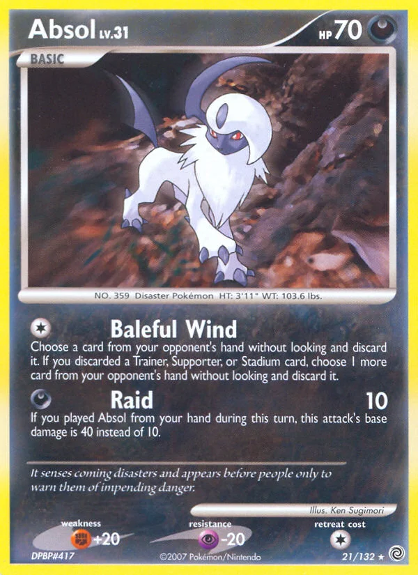 Absol Pokemon card