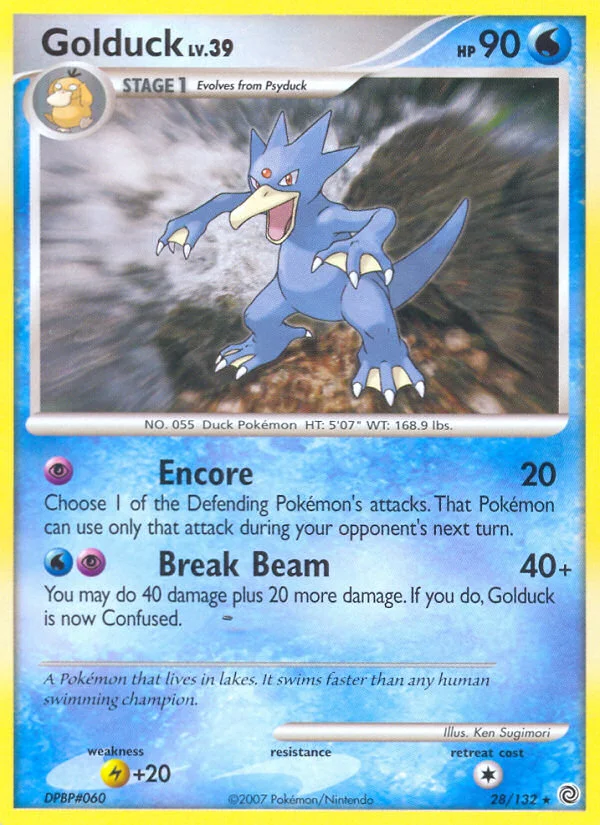 Golduck Pokemon card