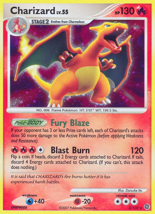 Charizard Pokemon card