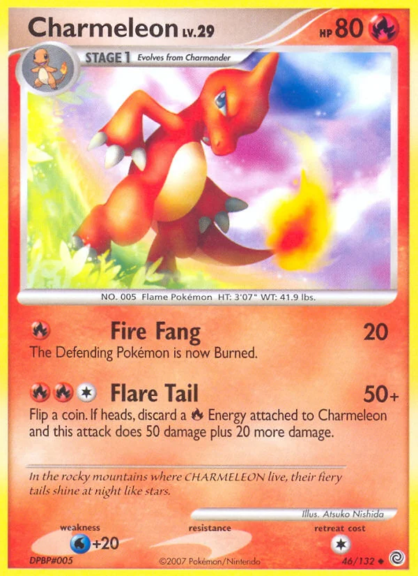 Charmeleon Pokemon card