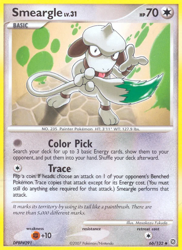 Smeargle Pokemon card