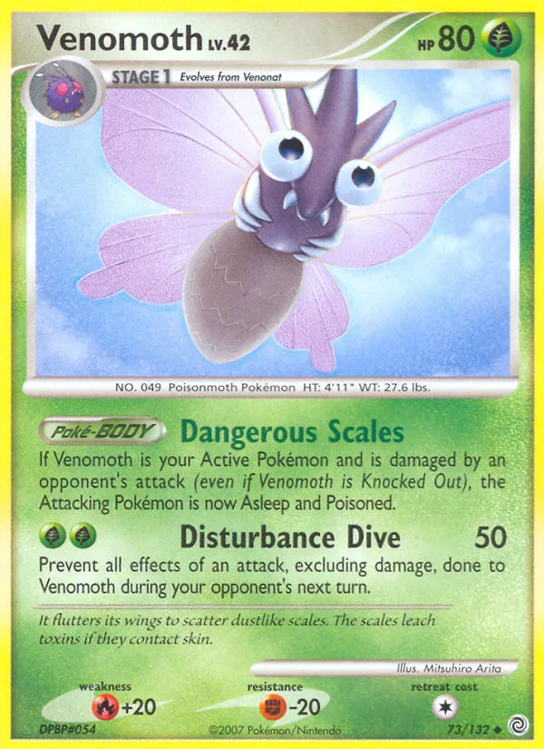 Venomoth Pokemon card