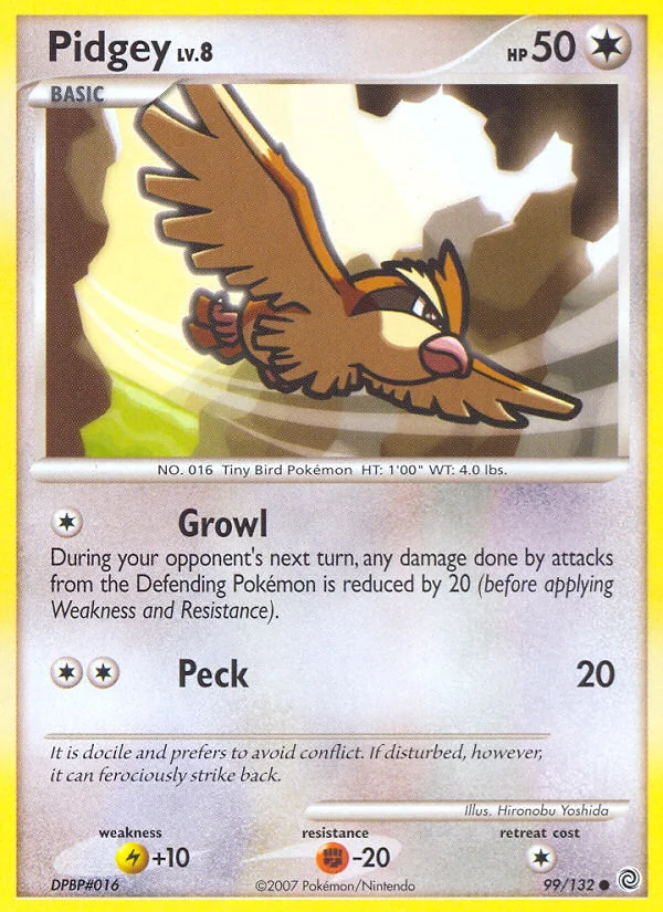 Pidgey Pokemon card