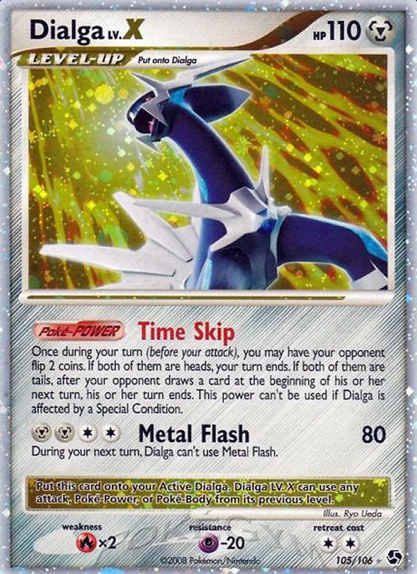 Dialga LV.X Pokemon card