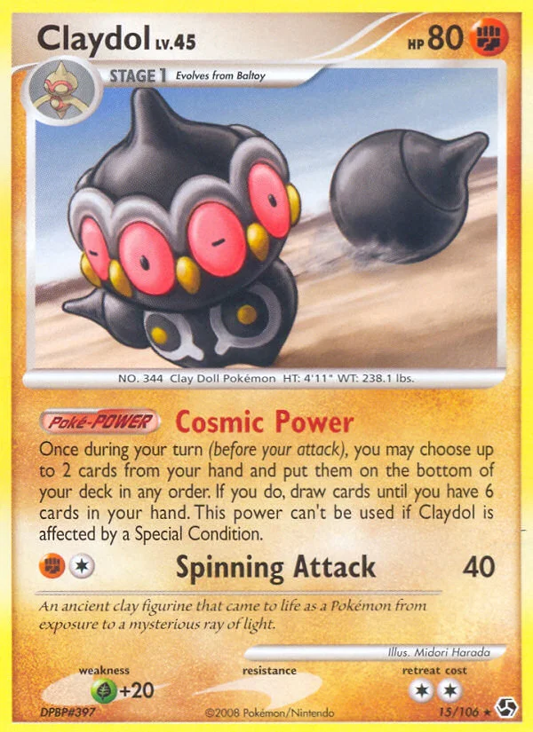 Claydol Pokemon card