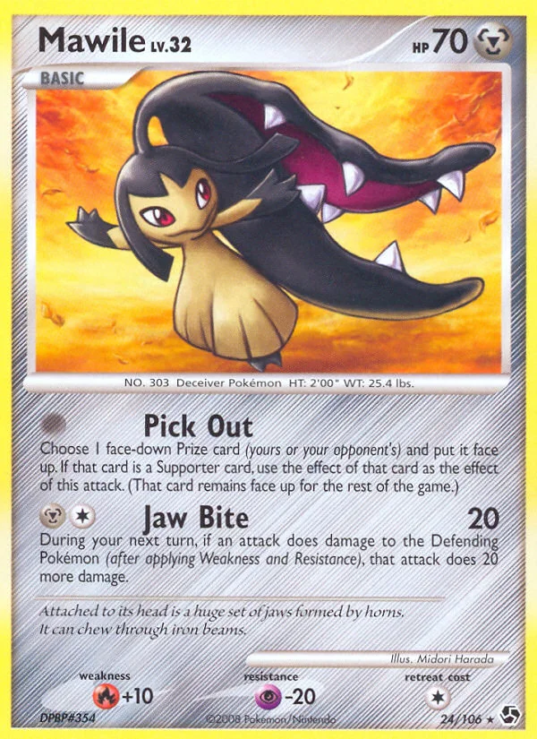 Mawile Pokemon card