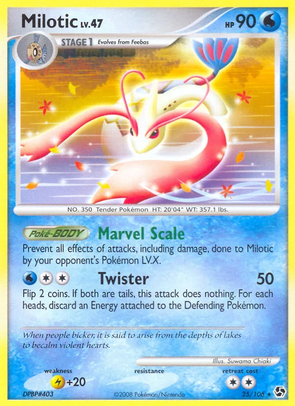 Milotic Pokemon card