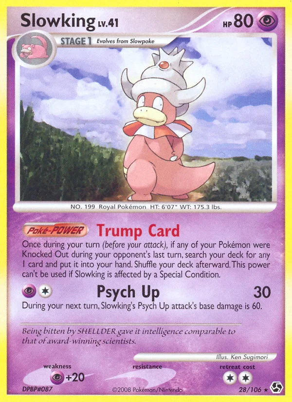 Slowking Pokemon card
