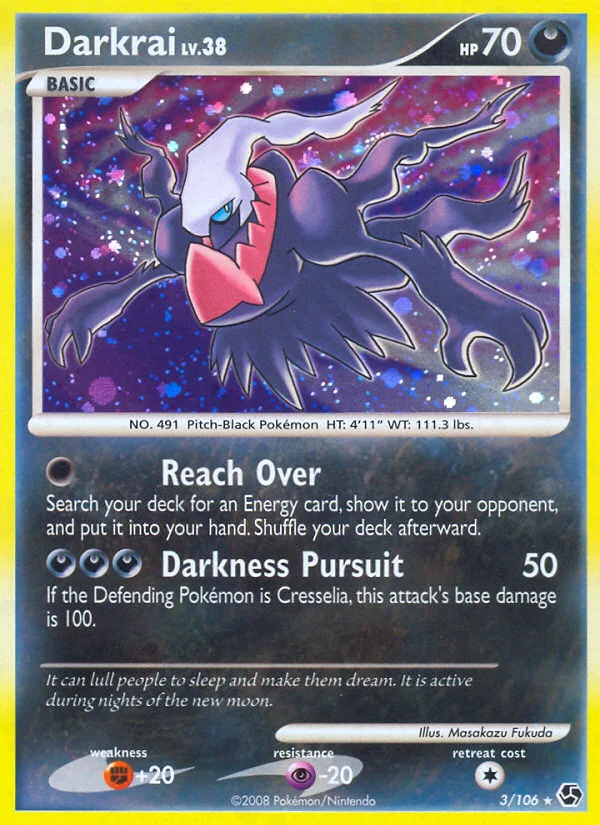 Darkrai Pokemon card