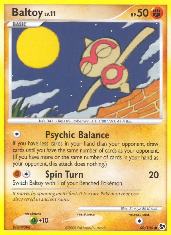 Baltoy Pokemon card
