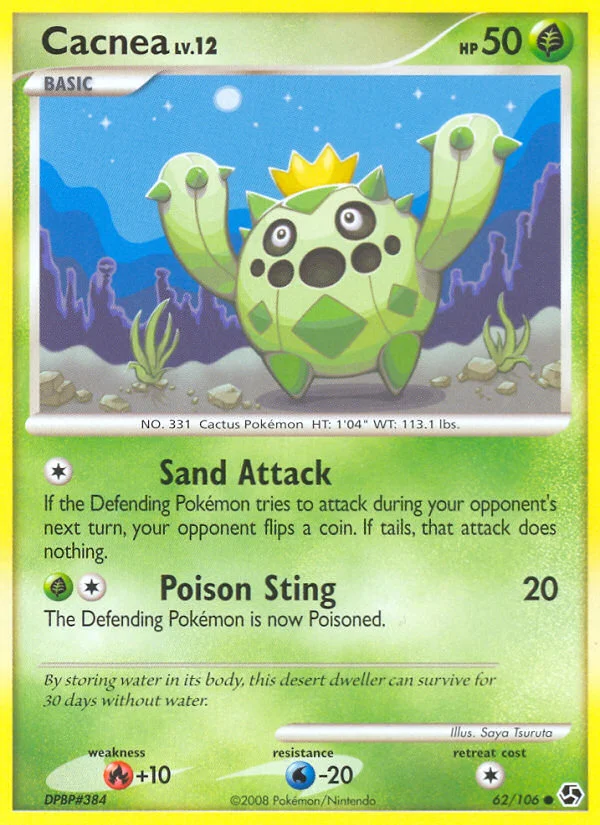 Cacnea Pokemon card