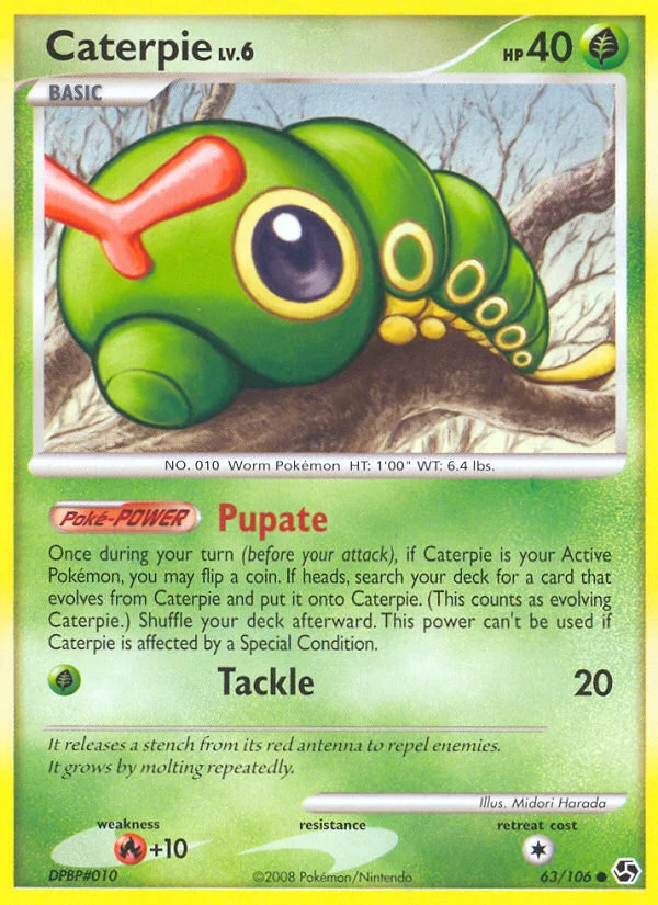 Caterpie Pokemon card