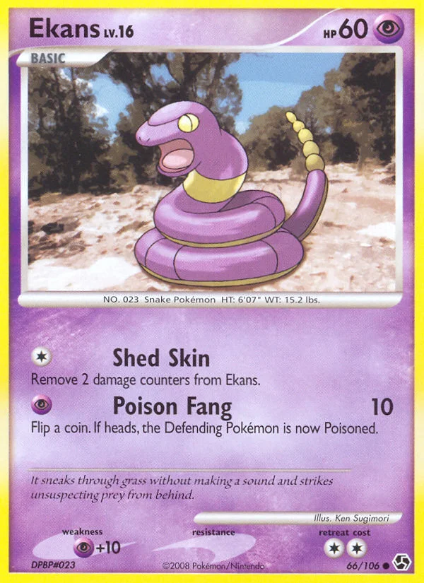 Ekans Pokemon card