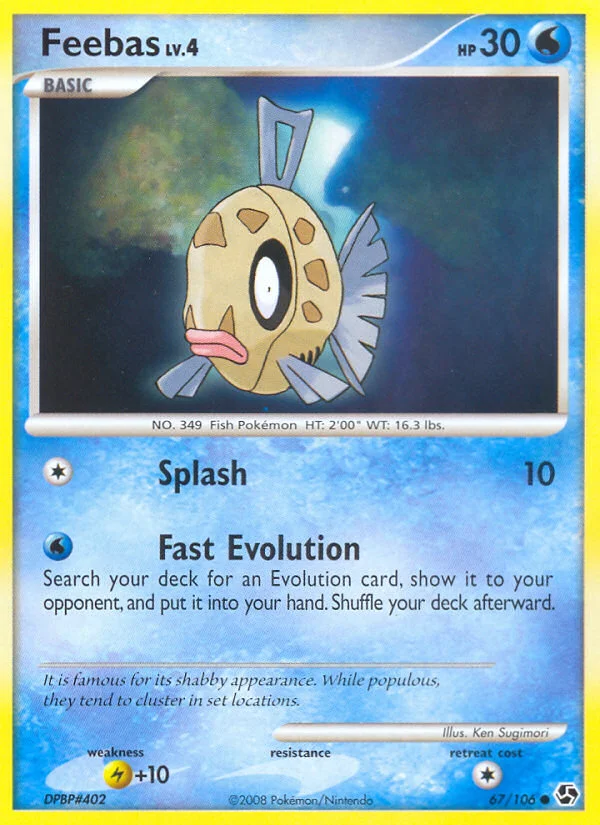 Feebas Pokemon card