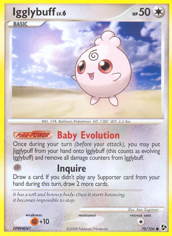 Igglybuff Pokemon card