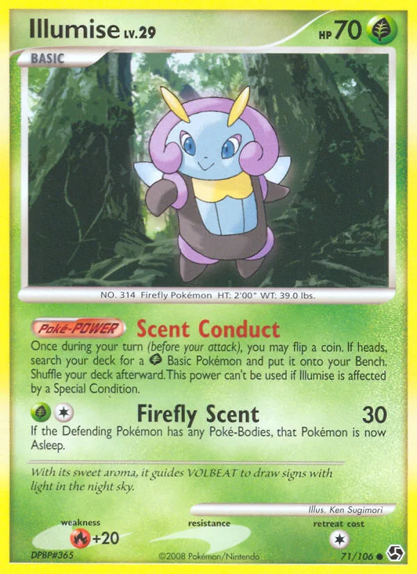 Illumise Pokemon card