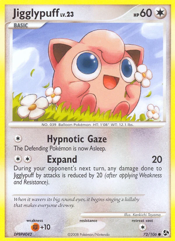 Jigglypuff Pokemon card