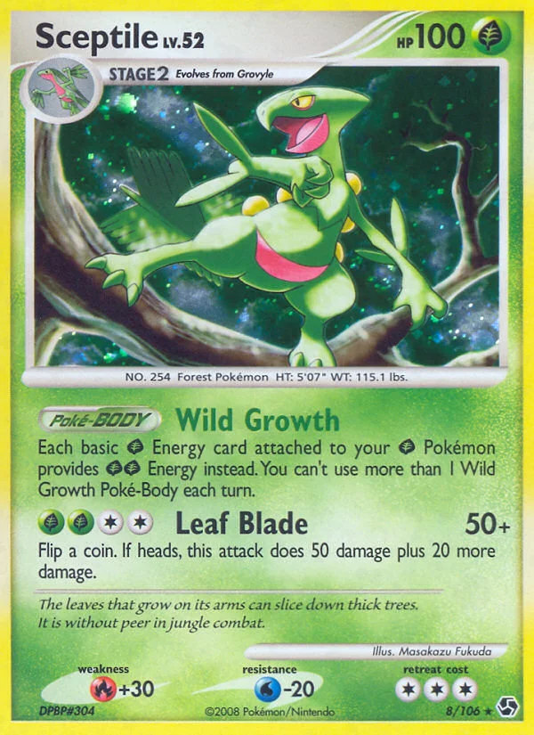 Sceptile Pokemon card