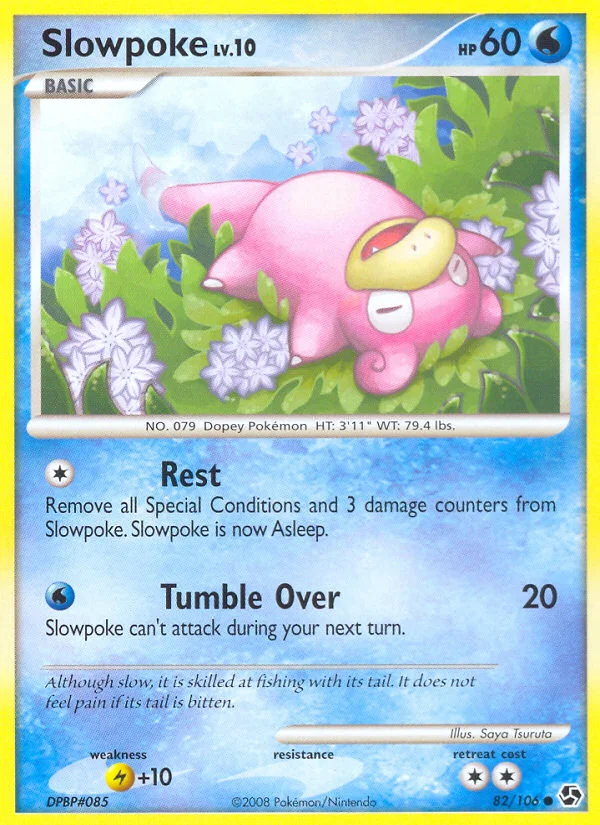 Slowpoke Pokemon card