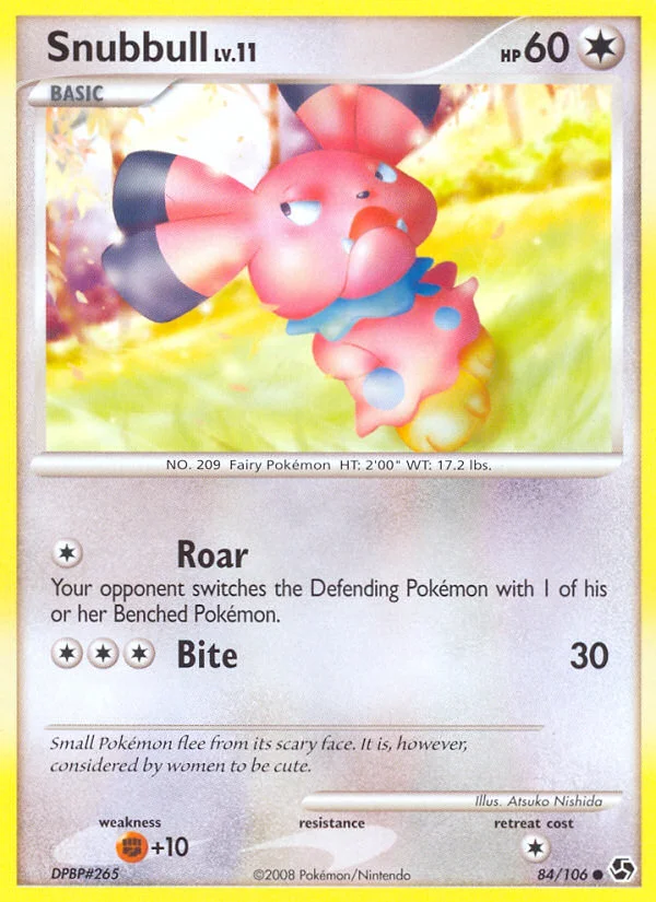 Snubbull Pokemon card