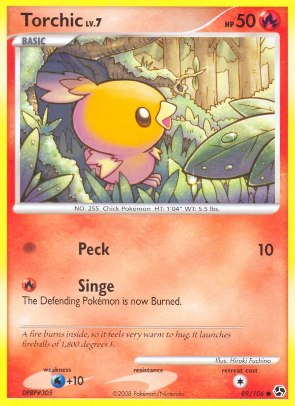 Torchic Pokemon card