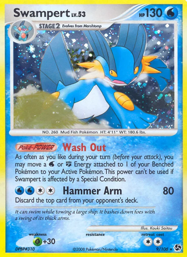 Swampert Pokemon card