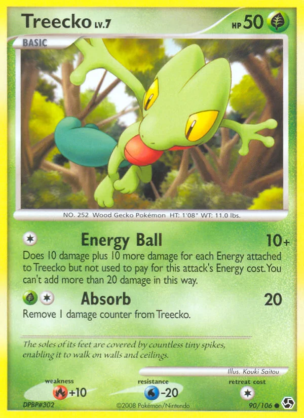 Treecko Pokemon card