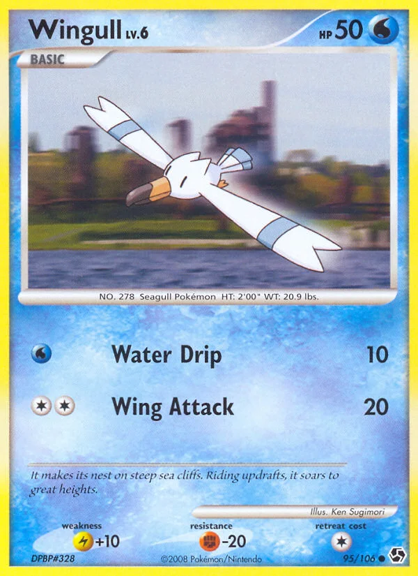 Wingull Pokemon card