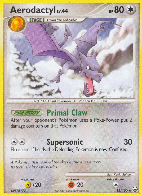 Aerodactyl Pokemon card