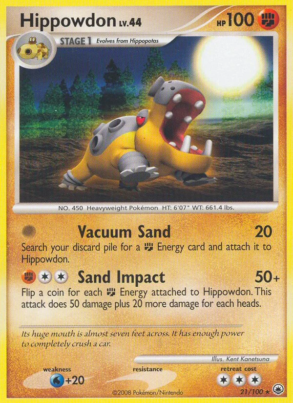 Hippowdon Pokemon card