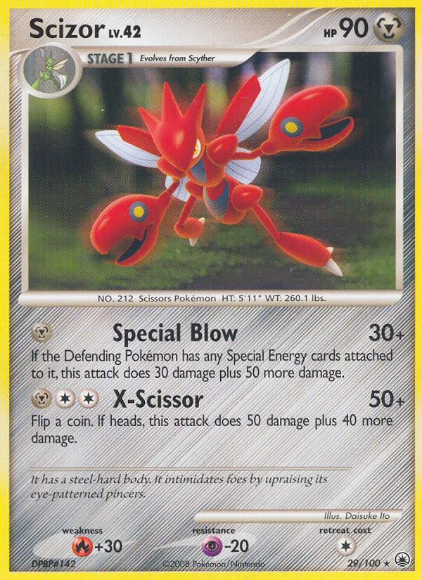 Scizor Pokemon card