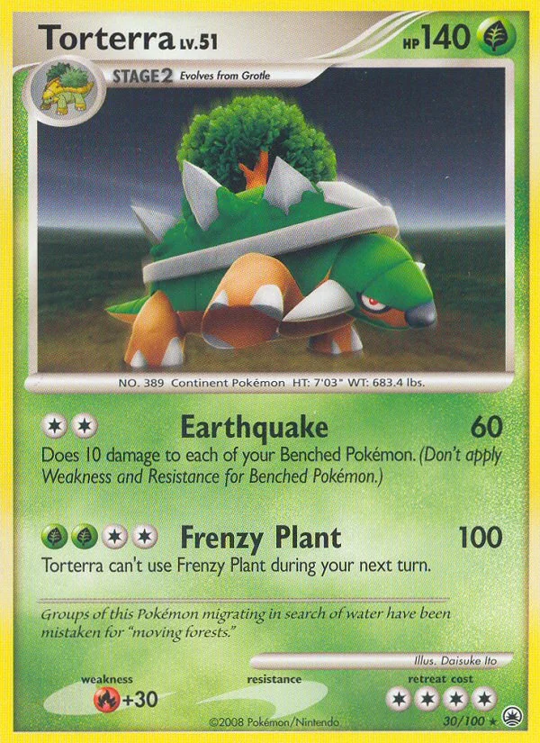 Torterra Pokemon card